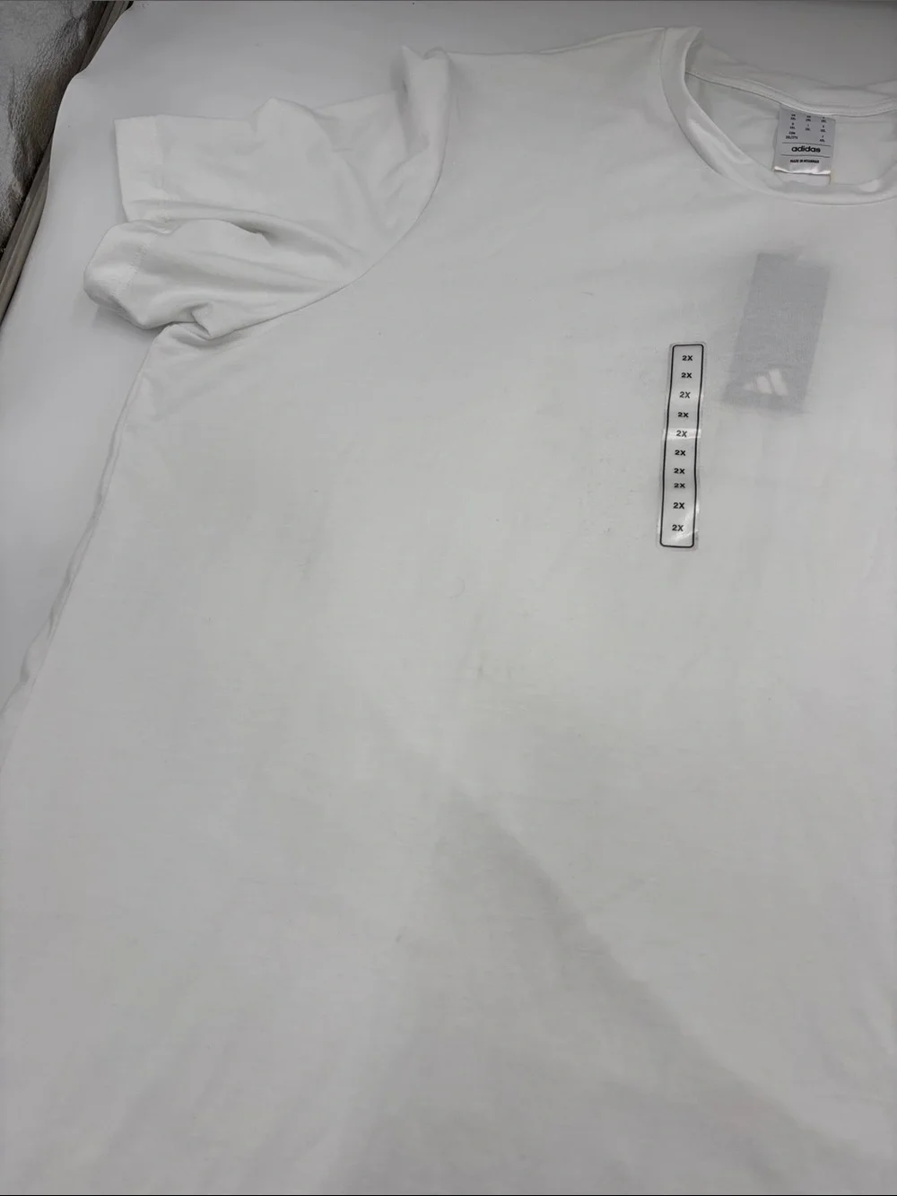 Adidas Axis 3.0 Tech Training Short-Sleeve T-Shirt in White
